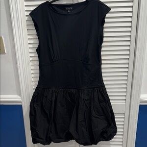 J. Crew Elegant Black Mini Dress